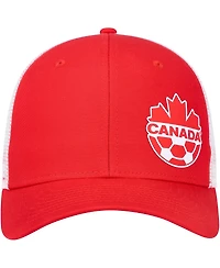 Men's Nike Red Canada Soccer Classic99 Trucker Snapback Hat