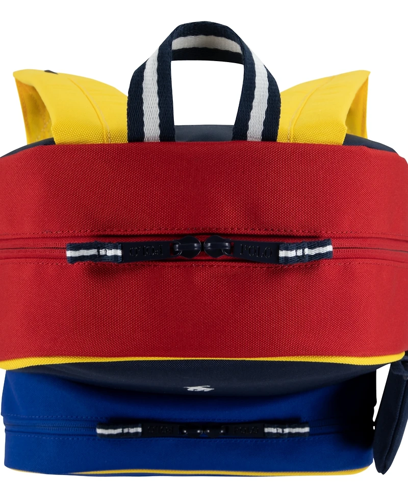 Polo Ralph Lauren Big Boys Backpack, Lunch Box and Pencil Case Combo Set, 3 Piece