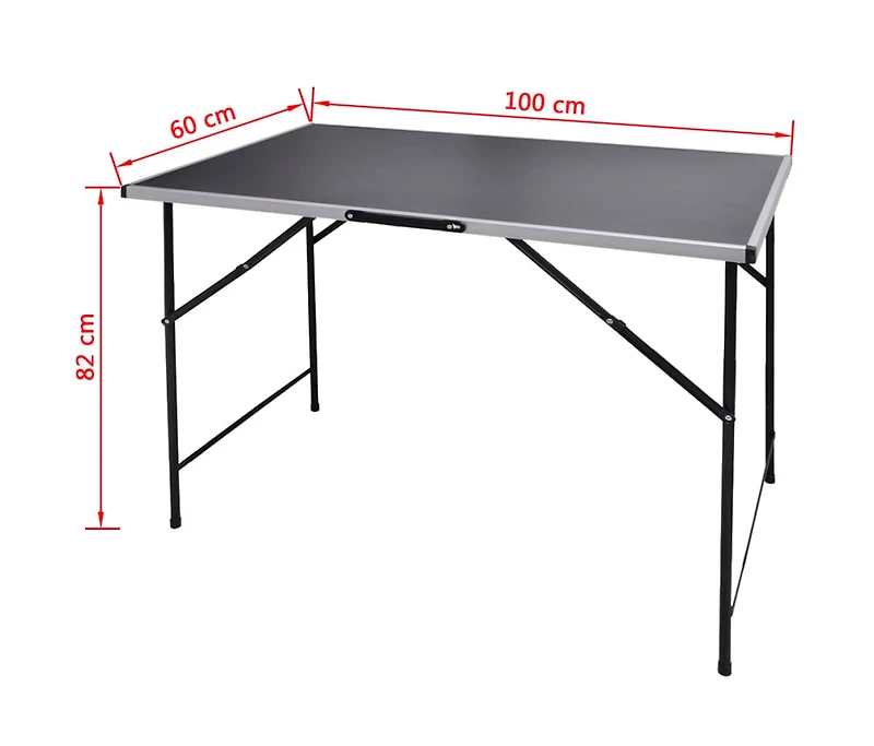 vidaXL Pasting Tables 3 pcs Foldable