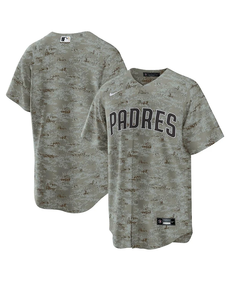 Men's Nike Camo San Diego Padres Usmc Alternate Replica Team Jersey