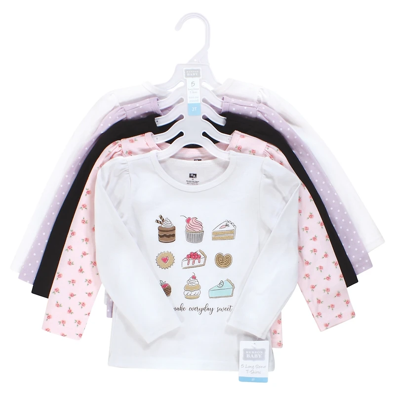 Hudson Baby Toddler Girls Long Sleeve T-Shirts
