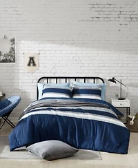 Nautica Heathered Block Reversible Comforter Sets