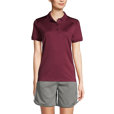 Lands' End Women's Short Sleeve Rapid Dry Polo Shirt