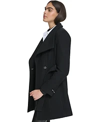 Calvin Klein Women's Asymmetrical Belted Wrap Coat