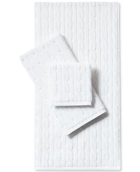 Lauren Ralph Sanders Cable Washcloth, 13" x