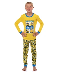 Despicable Me Little Boys Minions Crew Bob Stuart Phil Kevin Sleep 2PC Pajama Set