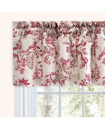 Ricardo Waverly Gardens Rod Pocket Insert Curtain Valance 42"W x 13"L
