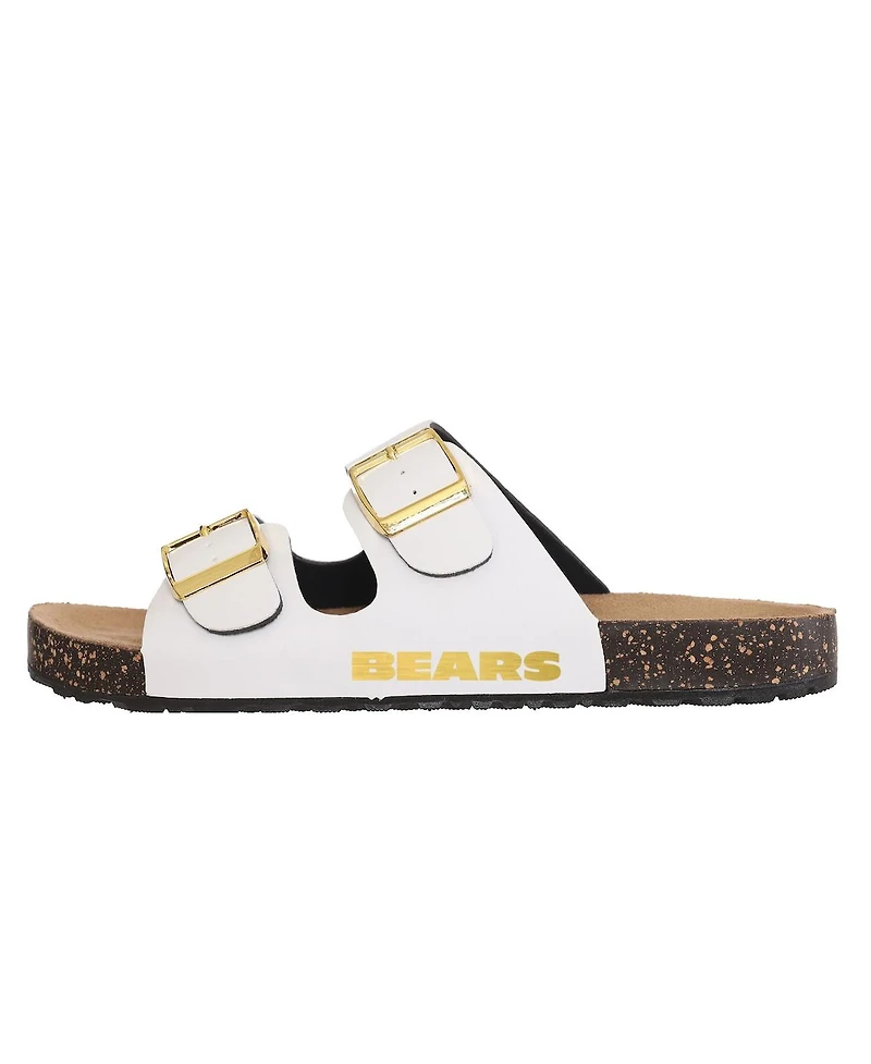Women's Foco Chicago Bears Double-Buckle Sandals