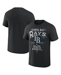 Men's Darius Rucker Collection by Fanatics Black Tampa Bay Rays Beach Splatter T-shirt
