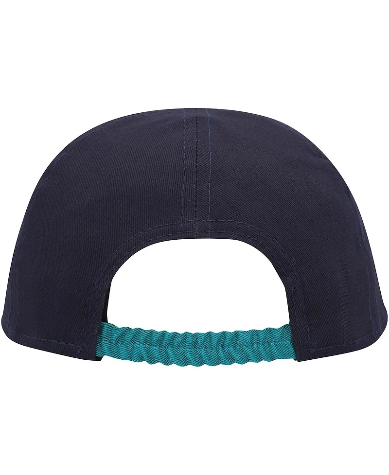 Infant Boys and Girls New Era Navy Seattle Mariners Team Color My First 9TWENTY Flex Hat