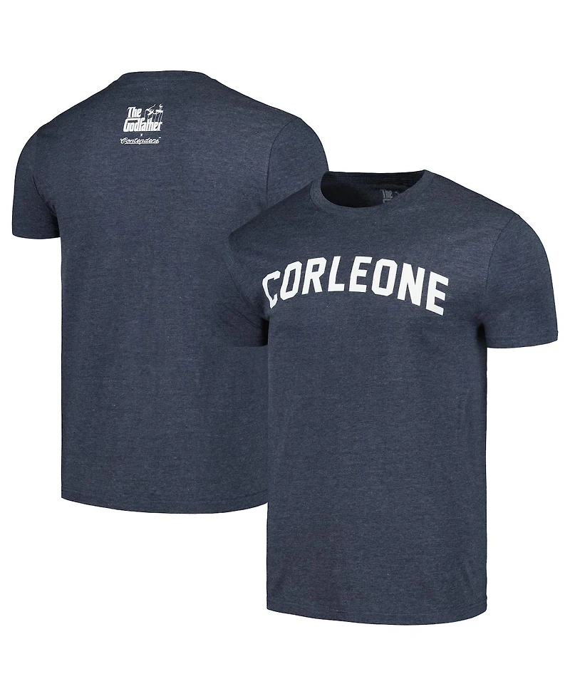 Men's Contenders Clothing Heather Navy The Godfather Corleone T-shirt