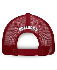 Men's Top of the World White, Maroon Mississippi State Bulldogs Tone Down Trucker Snapback Hat