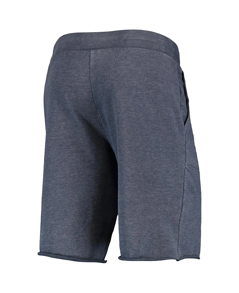 Men's Heathered Navy Alternative Apparel Air Force Falcons Victory Lounge Shorts