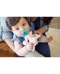 Wubbanub Baby 0 to 6m Pacifier - Pink Elephant