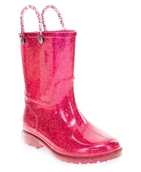 Toddler & Little Girl's Glitter Rain Boot