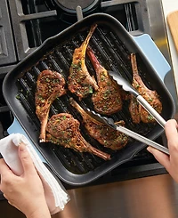 KitchenAid Enameled Cast Iron, 11" Square Grill Roasting Pan