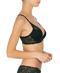Natori Women's Feathers Luxe Plunge T-Shirt Underwire Bra