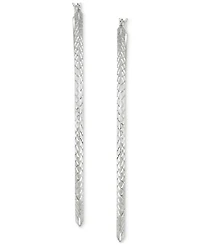 Large Oval Hoop Earrings 14k Gold Vermeil (Also Sterling Silver)