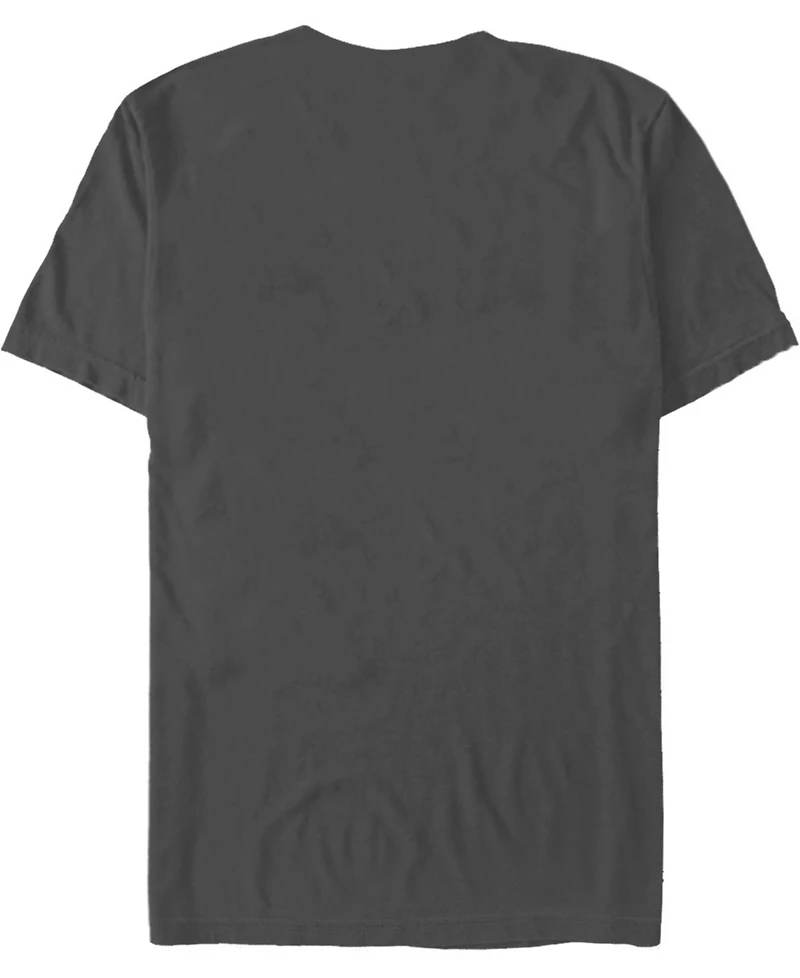 Fifth Sun Men's Generic Additude Distressed Skyline Short Sleeves T-shirt