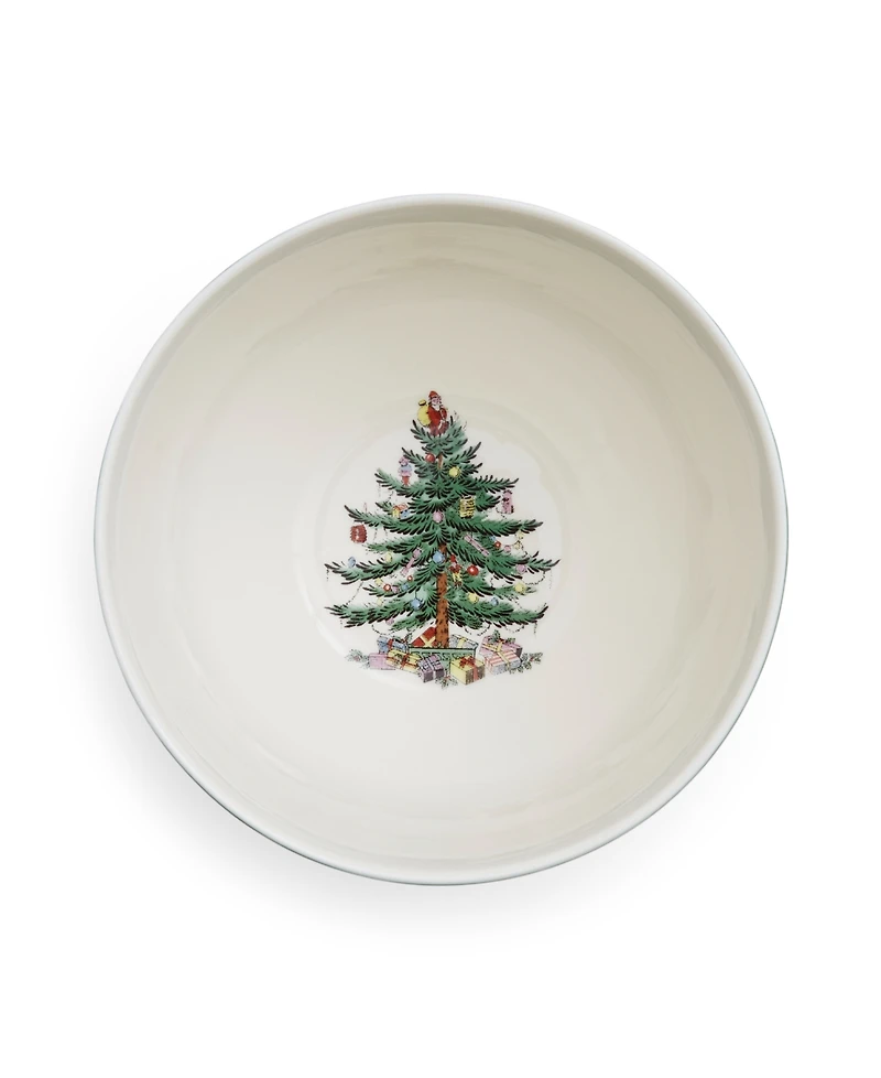 Spode Christmas Tree Polka Dot Rice Bowls, Set of 4