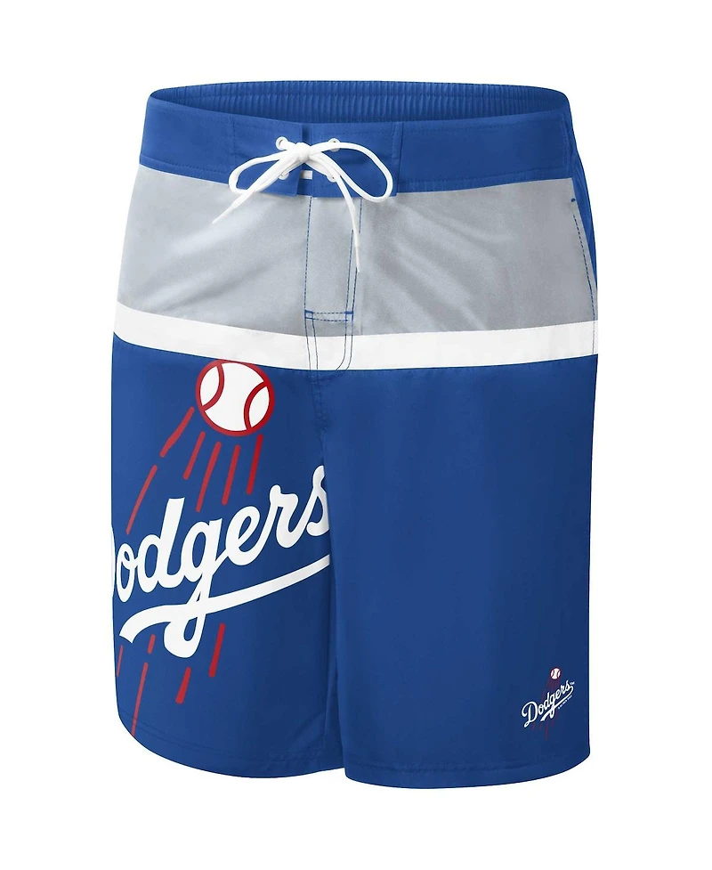 Men's G-iii Sports by Carl Banks Royal Los Angeles Dodgers Sea Wind Swim Shorts