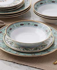 Noritake Serene Garden 4 Piece Soup Bowls Set, 7", 20 oz, Service for 4