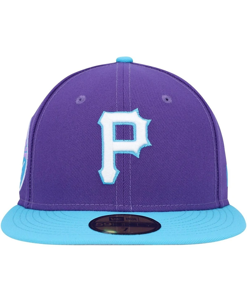 Men's New Era Purple Pittsburgh Pirates Vice 59FIFTY Fitted Hat