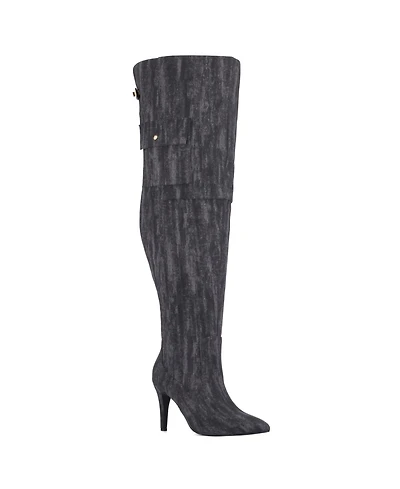 Women's Scarlet Thigh High Boot - Wide Width