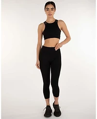Rebody Active Women's Venti Mesh Longline Silkiflex Crop Bra