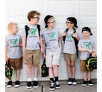 Sweet Wink Little and Big Boys Roaring Into Second Grade Short Sleeve T-Shirt