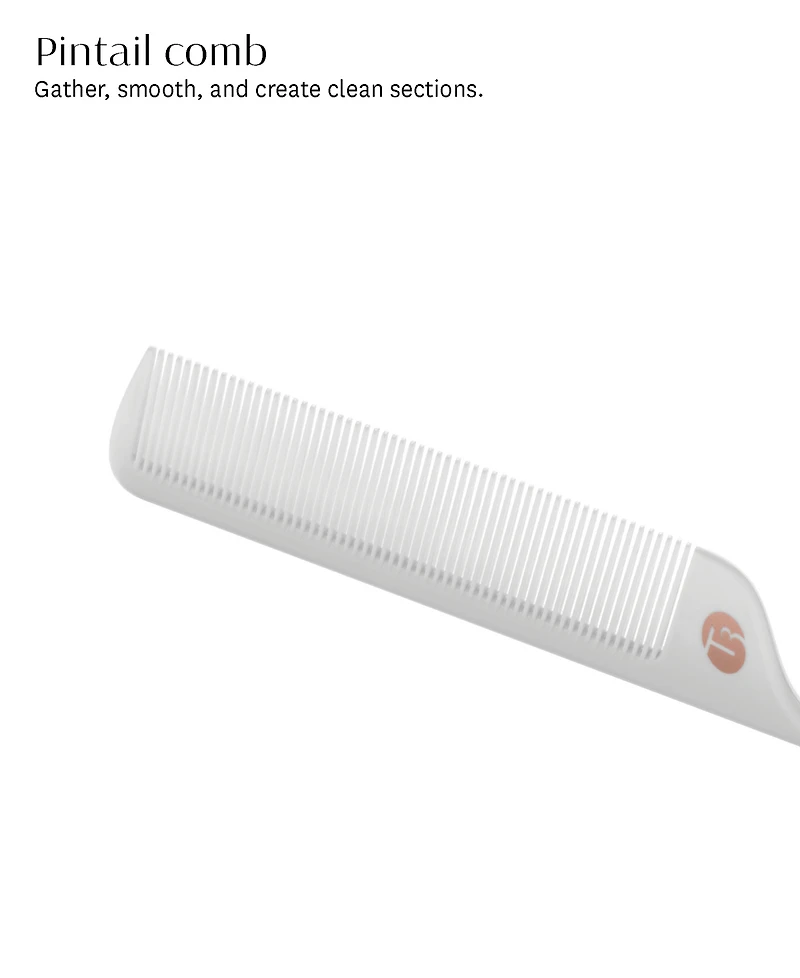 T3 Detail Set with Pintail Comb, Edge Brush, and Teasing Brush, 3 Piece
