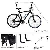 The Bicycle Repair Stand by Rad Cycle holds up to 66-pounds effortlessly in heavy-duty clamps that are engineered not to harm your bike's finish.
