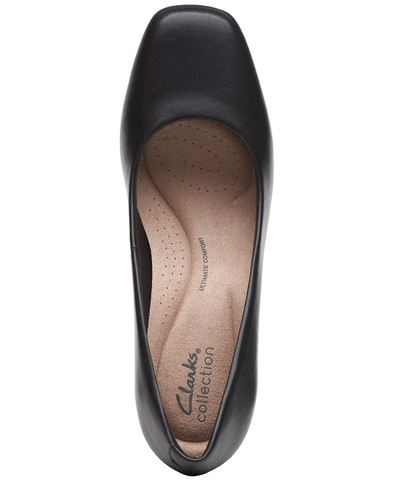 Clarks Women's Kyndall Iris Mid-Heeled Comfort Pumps