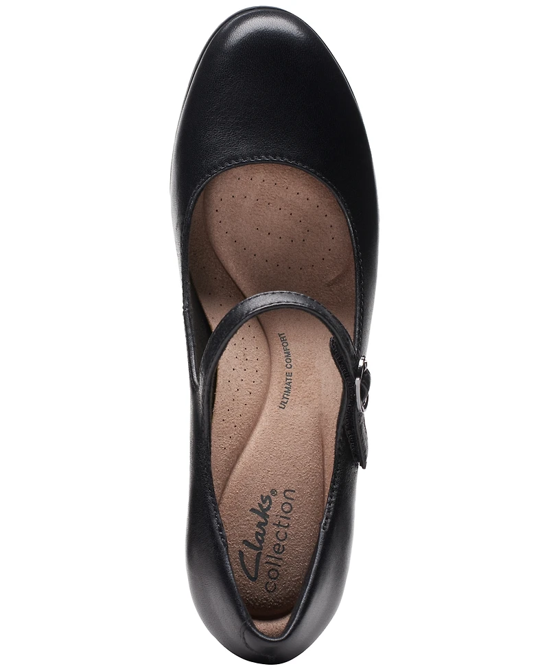 Clarks Women's Bayla Nora Platform Mary Jane Dress Pumps