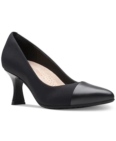Clarks Women's Kataleyna Rose Mixed-Media Comfort Pumps