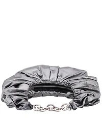 Nina Ruched Metallic Hobo