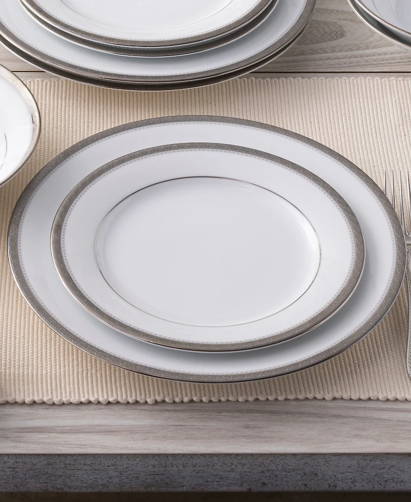 Noritake Charlotta Platinum 12 Piece Set, Service for 4