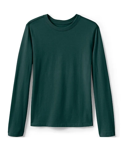 Lands' End Girls Long Sleeve Essential T-shirt