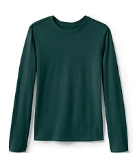 Lands' End Girls Long Sleeve Essential T-shirt