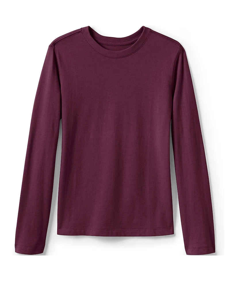 Lands' End Girls Long Sleeve Essential T-shirt