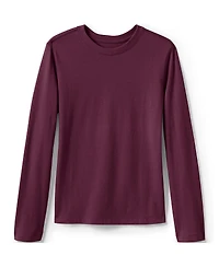 Lands' End Girls Long Sleeve Essential T-shirt