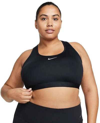 Nike Plus Active Medium-Support Padded Logo Sports Bra