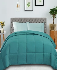 Superior All Season Down Alternative Reversible Comforter, Full/Queen