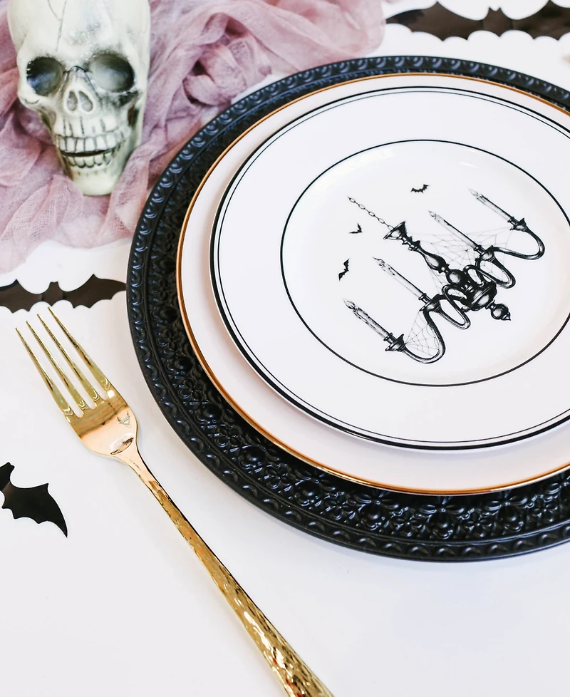 Lenox Vintage Halloween Dessert Plates, Set of 4