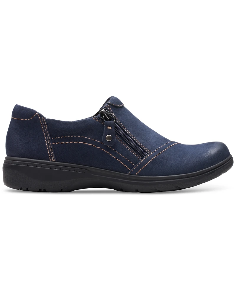 Clarks Women's Carleigh Ray Round-Toe Side-Zip Shoes