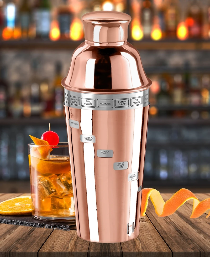 Oggi Dial-a-Drink 15 Recipe 1 Litre Cocktail Shaker