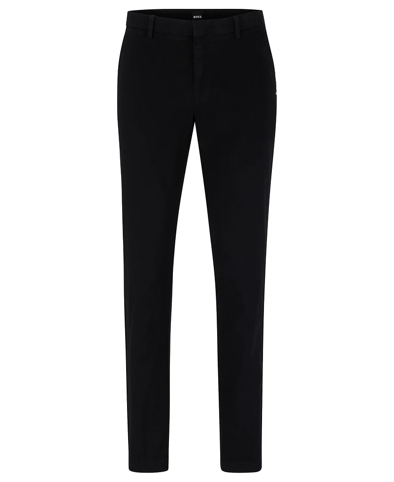 Boss by Hugo Men's Stretch-Cotton Gabardine Slim-Fit Chinos