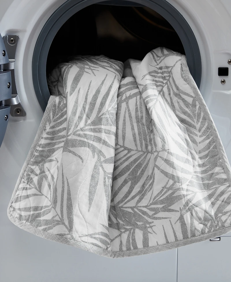 Closeout! Tommy Bahama Home Palmday Cotton Reversible 3 Piece Quilt Set