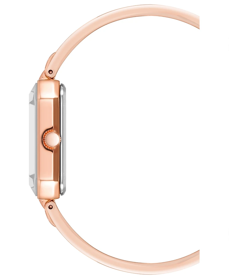 Anne Klein Women's Quartz Enamel Alloy Bangle Watch, 24mm x 37.5mm