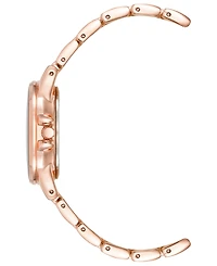 Anne Klein Women's Quartz Rose Gold-Tone Alloy Bracelet Watch, 30mm